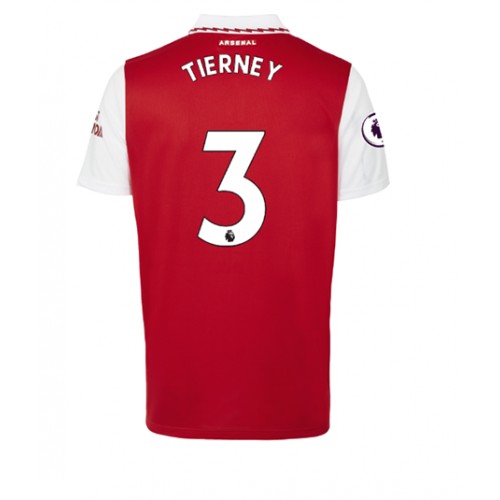 Arsenal Kieran Tierney #3 Hjemmedrakt 2022-23 Kortermet Arsenal Kieran Tierney #3 Hjemmedrakt 2022-23 Kortermet